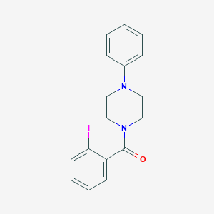 molecular formula C17H17IN2O B387407 1-(2-Iodobenzoyl)-4-phenylpiperazine 