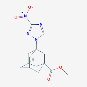 methyl 3-(3-nitro-1H-1,2,4-triazol-1-yl)-1-adamantanecarboxylate