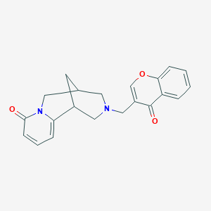 11-[(4-oxo-4H-chromen-3-yl)methyl]-7,11-diazatricyclo[7.3.1.0~2,7~]trideca-2,4-dien-6-one