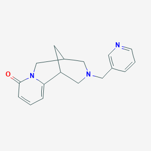 molecular formula C17H19N3O B3874197 11-(3-pyridinylmethyl)-7,11-diazatricyclo[7.3.1.0~2,7~]trideca-2,4-dien-6-one 