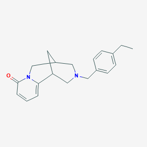 molecular formula C20H24N2O B3874201 11-(4-ethylbenzyl)-7,11-diazatricyclo[7.3.1.0~2,7~]trideca-2,4-dien-6-one 
