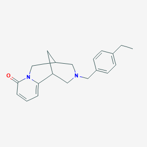 11-(4-ethylbenzyl)-7,11-diazatricyclo[7.3.1.0~2,7~]trideca-2,4-dien-6-one