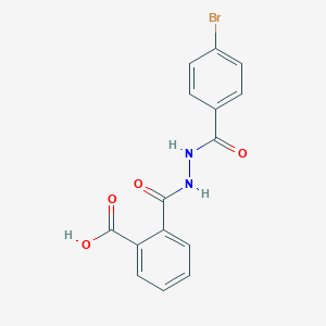 2-{[2-(4-Bromobenzoyl)hydrazino]carbonyl}benzoic acid