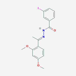 N'-[1-(2,4-dimethoxyphenyl)ethylidene]-3-iodobenzohydrazide