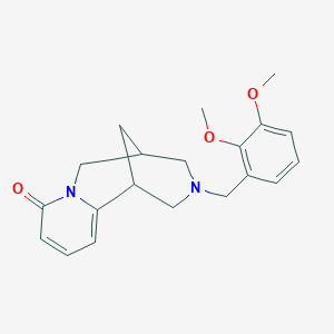 molecular formula C20H24N2O3 B3874252 11-(2,3-dimethoxybenzyl)-7,11-diazatricyclo[7.3.1.0~2,7~]trideca-2,4-dien-6-one 