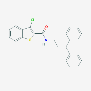 3-chloro-N-(3,3-diphenylpropyl)-1-benzothiophene-2-carboxamide