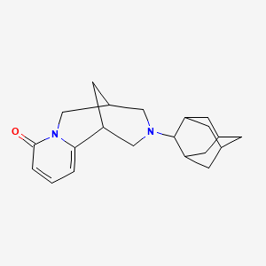 molecular formula C21H28N2O B3874319 11-(2-adamantyl)-7,11-diazatricyclo[7.3.1.0~2,7~]trideca-2,4-dien-6-one 