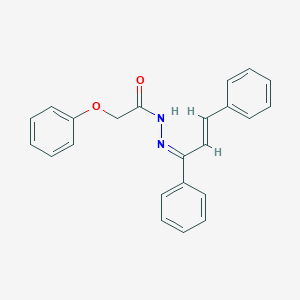 N'-(1,3-diphenyl-2-propenylidene)-2-phenoxyacetohydrazide