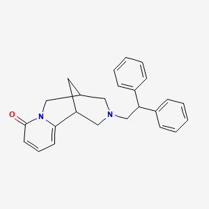 11-(2,2-diphenylethyl)-7,11-diazatricyclo[7.3.1.0~2,7~]trideca-2,4-dien-6-one