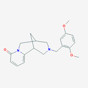 11-(2,5-dimethoxybenzyl)-7,11-diazatricyclo[7.3.1.0~2,7~]trideca-2,4-dien-6-one