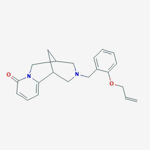 molecular formula C21H24N2O2 B3874404 11-[2-(allyloxy)benzyl]-7,11-diazatricyclo[7.3.1.0~2,7~]trideca-2,4-dien-6-one 