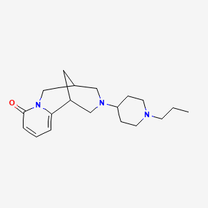 molecular formula C19H29N3O B3874452 11-(1-propyl-4-piperidinyl)-7,11-diazatricyclo[7.3.1.0~2,7~]trideca-2,4-dien-6-one 