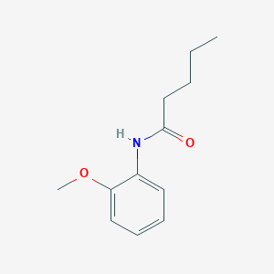 molecular formula C12H17NO2 B387454 N-(2-methoxyphenyl)pentanamide 