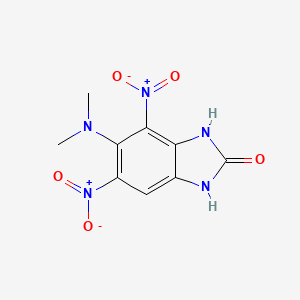 5-(dimethylamino)-4,6-dinitro-1,3-dihydro-2H-benzimidazol-2-one