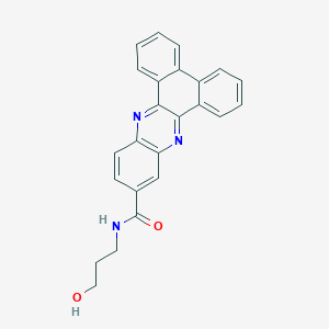 N-(3-hydroxypropyl)dibenzo[a,c]phenazine-11-carboxamide