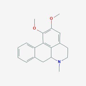molecular formula C19H21NO2 B3874588 1,2-dimethoxy-6-methyl-5,6,6a,7-tetrahydro-4H-dibenzo[de,g]quinoline CAS No. 5868-18-8