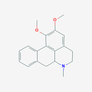 molecular formula C19H21NO2 B3874588 1,2-二甲氧基-6-甲基-5,6,6a,7-四氢-4H-二苯并[de,g]喹啉 CAS No. 5868-18-8