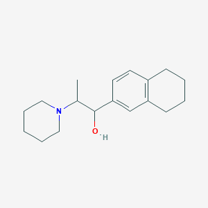 2-(1-piperidinyl)-1-(5,6,7,8-tetrahydro-2-naphthalenyl)-1-propanol