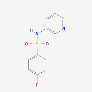 molecular formula C11H9FN2O2S B387482 4-fluoro-N-pyridin-3-ylbenzenesulfonamide CAS No. 731833-64-0