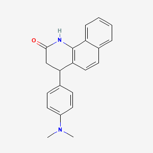 4-[4-(dimethylamino)phenyl]-3,4-dihydrobenzo[h]quinolin-2(1H)-one