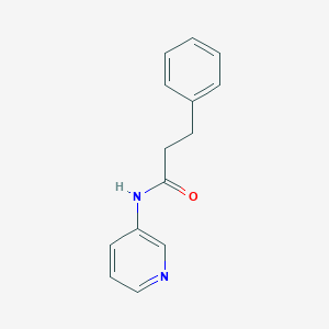 molecular formula C14H14N2O B387493 3-phenyl-N-pyridin-3-ylpropanamide CAS No. 119520-49-9