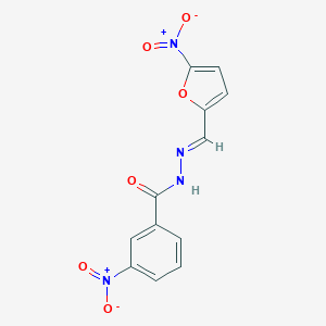 3-nitro-N'-({5-nitro-2-furyl}methylene)benzohydrazide