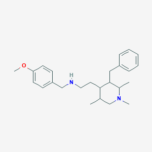 2-(3-benzyl-1,2,5-trimethyl-4-piperidinyl)-N-(4-methoxybenzyl)ethanamine