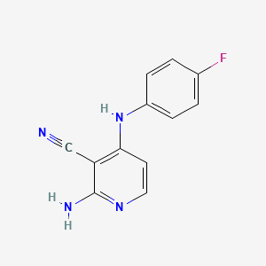 2-amino-4-[(4-fluorophenyl)amino]nicotinonitrile