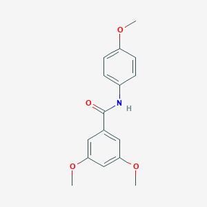 molecular formula C16H17NO4 B387518 3,5-Dimethoxy-N-(4-Methoxyphenyl)Benzamide CAS No. 134029-83-7