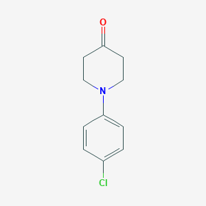 molecular formula C11H12ClNO B038753 1-(4-氯苯基)哌啶-4-酮 CAS No. 113759-96-9