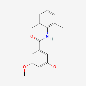 molecular formula C17H19NO3 B3875338 N-(2,6-dimethylphenyl)-3,5-dimethoxybenzamide 