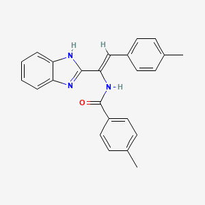 N-[1-(1H-benzimidazol-2-yl)-2-(4-methylphenyl)vinyl]-4-methylbenzamide