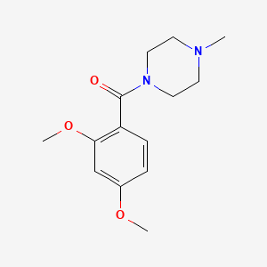molecular formula C14H20N2O3 B3875395 1-(2,4-dimethoxybenzoyl)-4-methylpiperazine 