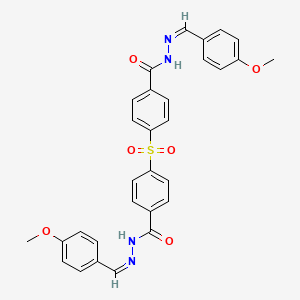 4,4'-sulfonylbis[N'-(4-methoxybenzylidene)benzohydrazide]