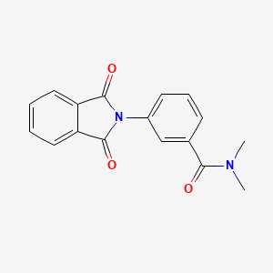 molecular formula C17H14N2O3 B3875416 3-(1,3-dioxo-1,3-dihydro-2H-isoindol-2-yl)-N,N-dimethylbenzamide 