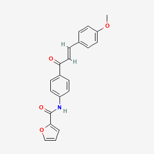 N-{4-[3-(4-methoxyphenyl)acryloyl]phenyl}-2-furamide