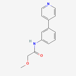 molecular formula C14H14N2O2 B3875483 2-methoxy-N-(3-pyridin-4-ylphenyl)acetamide 