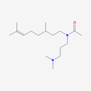 N-[3-(dimethylamino)propyl]-N-(3,7-dimethyl-6-octen-1-yl)acetamide