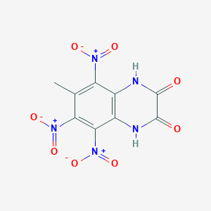 6-methyl-5,7,8-trinitro-1,4-dihydro-2,3-quinoxalinedione