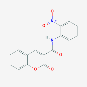 molecular formula C16H10N2O5 B387565 N-(2-nitrophenyl)-2-oxo-2H-chromene-3-carboxamide CAS No. 314247-90-0