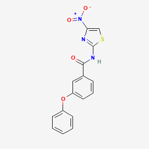 N-(4-nitro-1,3-thiazol-2-yl)-3-phenoxybenzamide