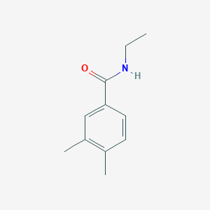 molecular formula C11H15NO B3875761 N-ethyl-3,4-dimethylbenzamide 