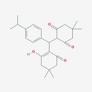 2-[(2-Hydroxy-4,4-dimethyl-6-oxo-1-cyclohexen-1-yl)(4-isopropylphenyl)methyl]-5,5-dimethyl-1,3-cyclohexanedione