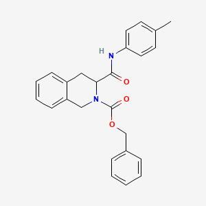 benzyl 3-{[(4-methylphenyl)amino]carbonyl}-3,4-dihydro-2(1H)-isoquinolinecarboxylate