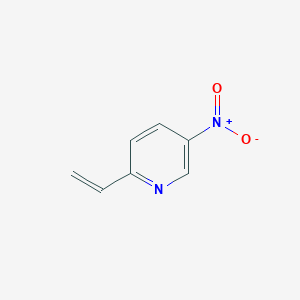 molecular formula C7H6N2O2 B038760 5-硝基-2-乙烯基吡啶 CAS No. 119836-85-0
