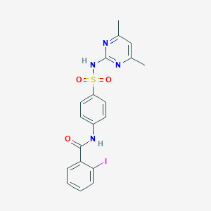 N-(4-{[(4,6-dimethyl-2-pyrimidinyl)amino]sulfonyl}phenyl)-2-iodobenzamide