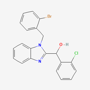 [1-(2-bromobenzyl)-1H-benzimidazol-2-yl](2-chlorophenyl)methanol