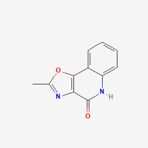 2-methyl[1,3]oxazolo[4,5-c]quinolin-4(5H)-one