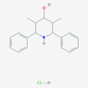 3,5-dimethyl-2,6-diphenyl-4-piperidinol hydrochloride