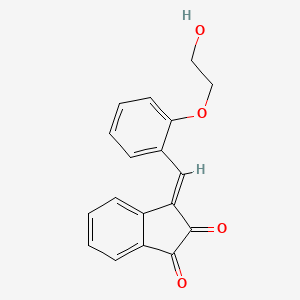 3-[2-(2-hydroxyethoxy)benzylidene]-1H-indene-1,2(3H)-dione